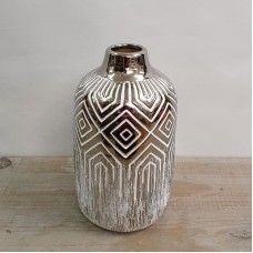 Silver Deco Vase